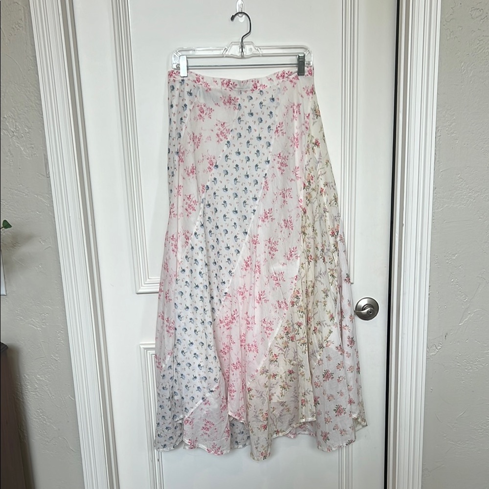 VGUC Polo Ralph Lauren Floral Maxi Skirt. Size 12